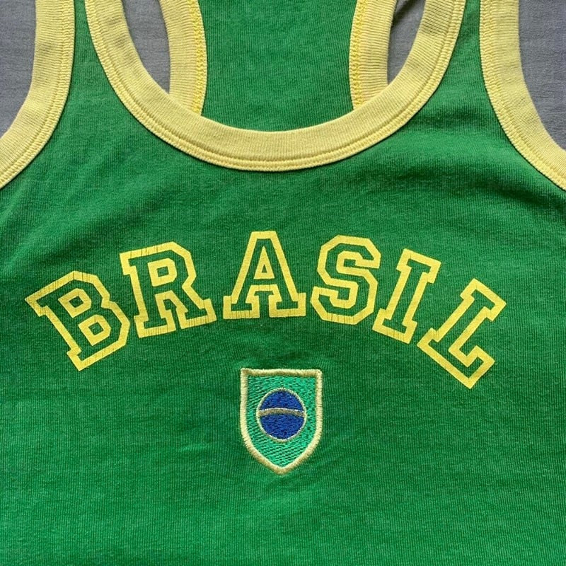 Brazil Vintage Tank Top