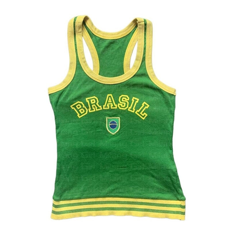 Brazil Vintage Tank Top